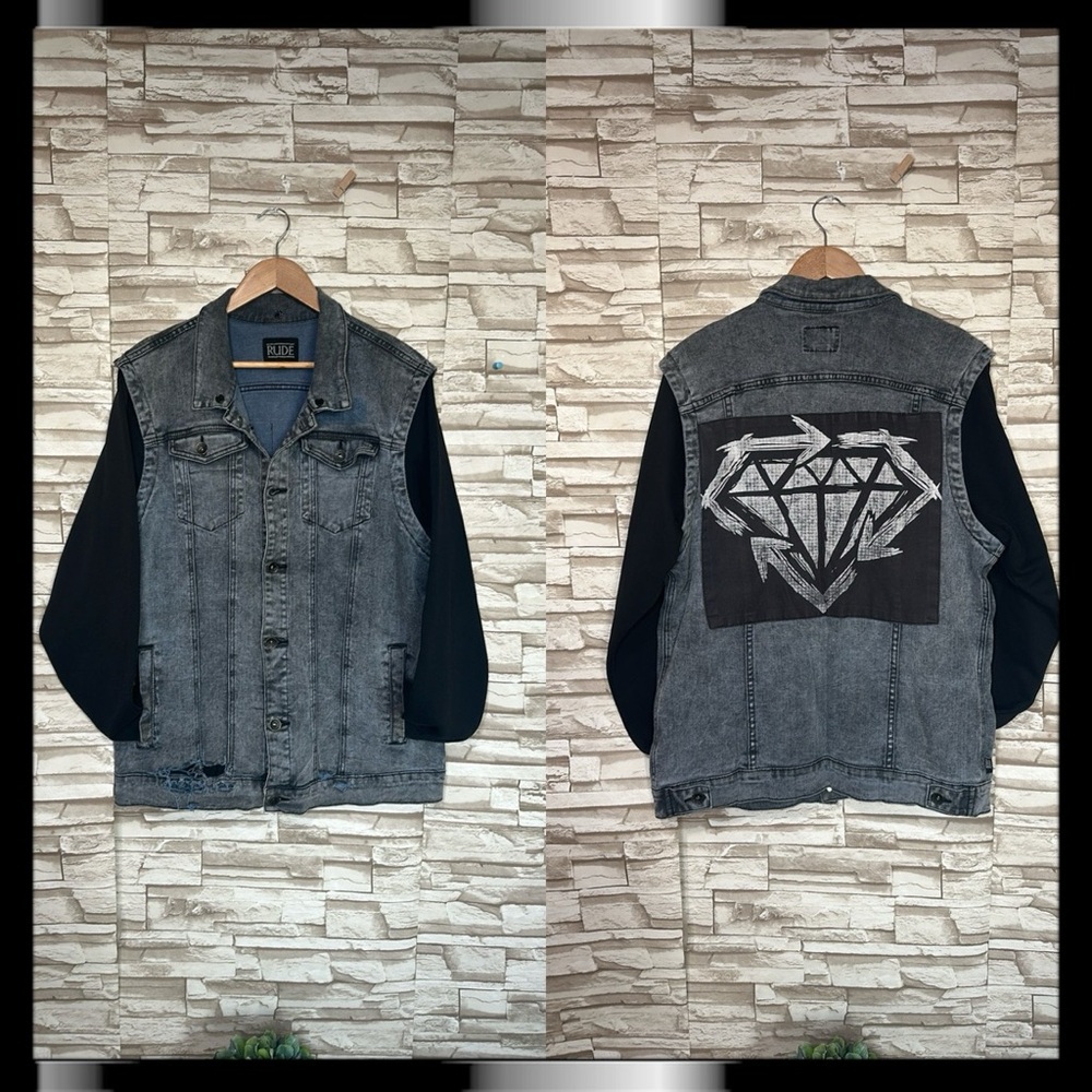 RUDE 2XL Men’s Denim Distr Jacket